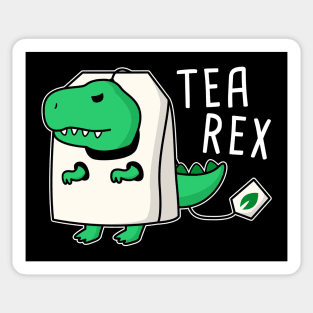 FUNNY PUN CUTE DINOSAUR TEA REX T-REX Sticker